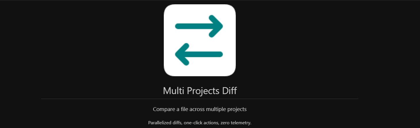 Multi-Projects Diff screenshot